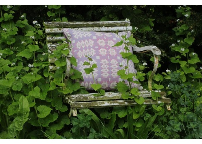 Lavender Caernarfon Velvet backed cushions CZV78